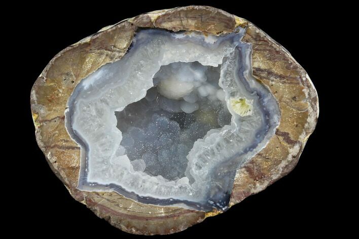 Crystal Filled Dugway Geode (Polished Half) #121716